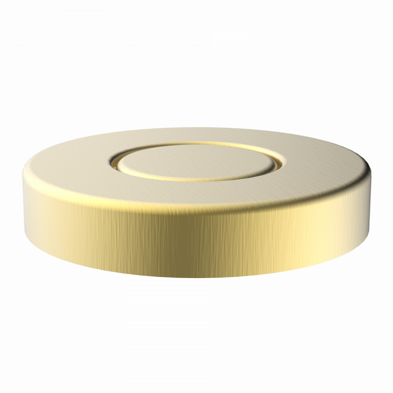 Air Switch, Garbage disposal operating button in brushed gold