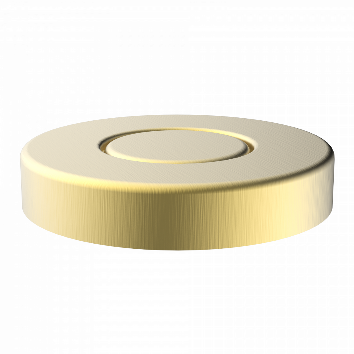 Air Switch, Garbage disposal operating button in brushed gold