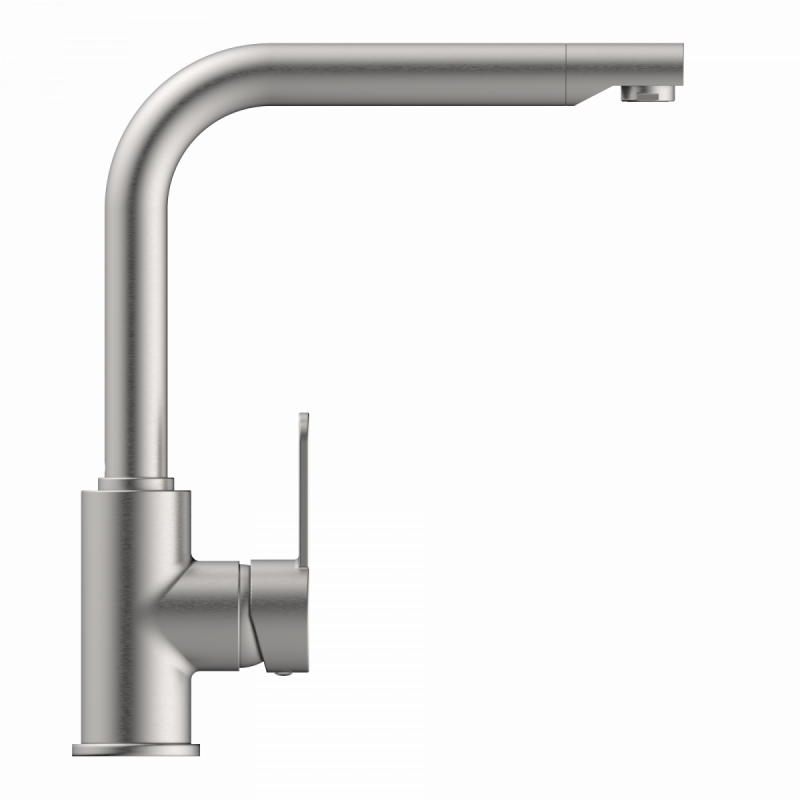 Felis, Kitchen faucet with straight spout in brushed nickel