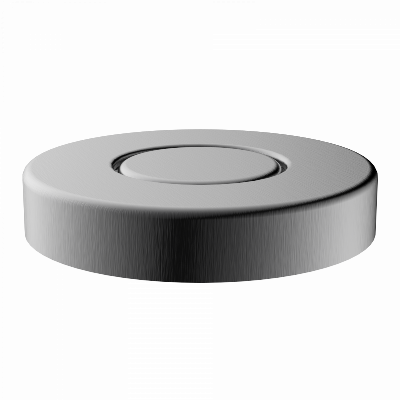 Air Switch, Garbage disposal operating button in matte graphite