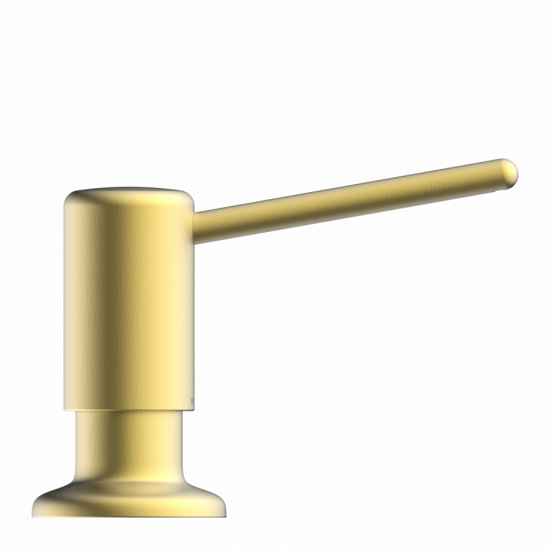 Soap Dispenser, Dispenser for liquid soap in brushed gold
