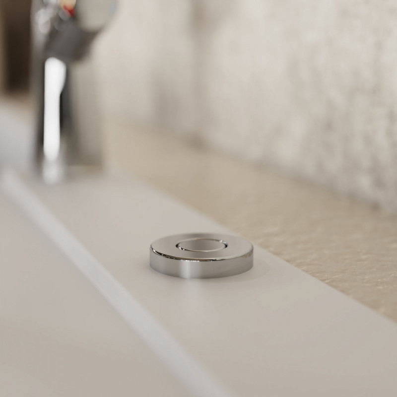 Air Switch, Garbage disposal operating button in chrome