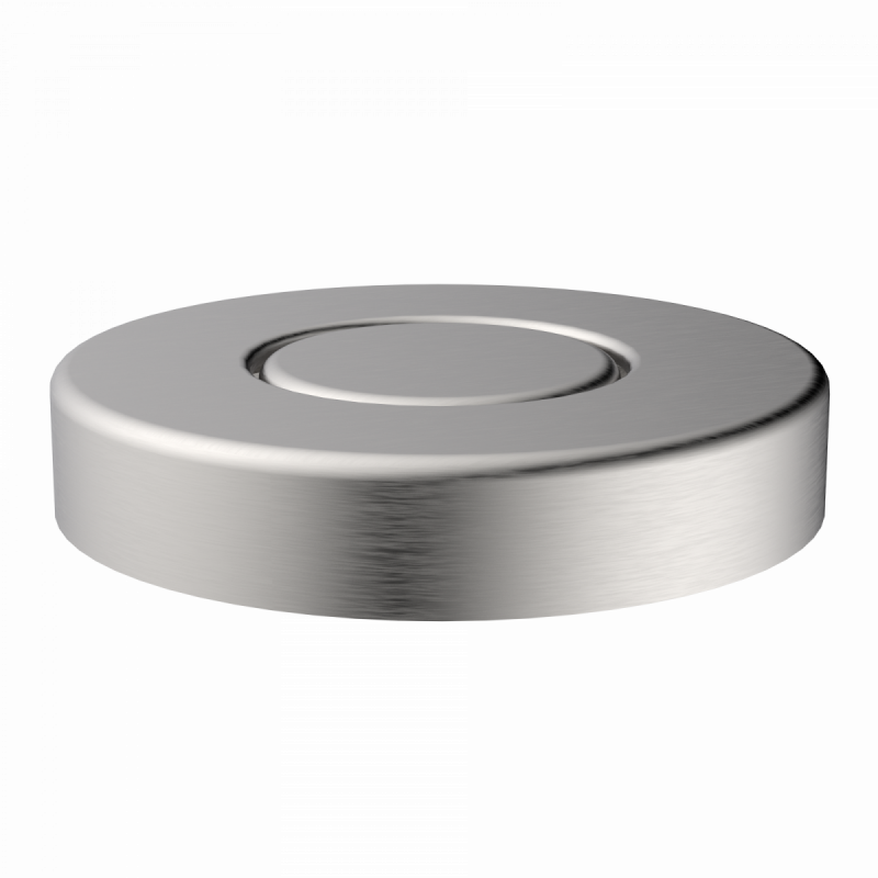 Air Switch, Garbage disposal operating button in brushed nickel