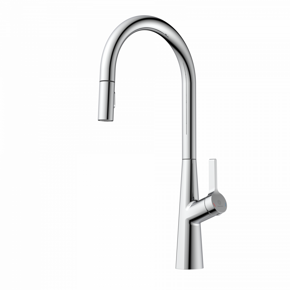 Keid Sphere kitchen faucet in chrome | Wasserwerk
