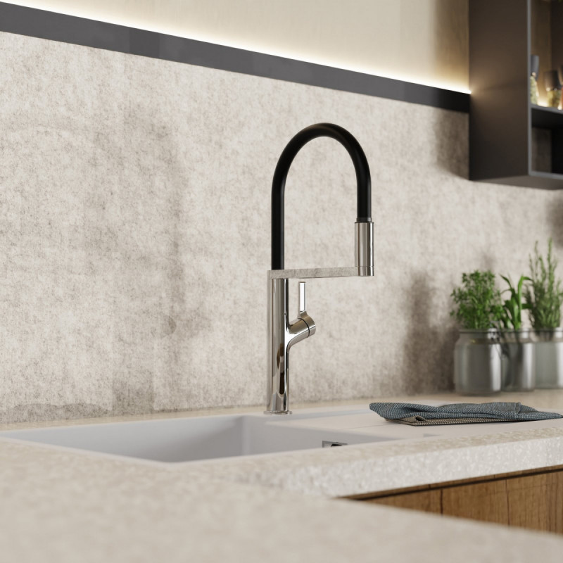 Atik kitchen faucet in chrome | Wasserwerk