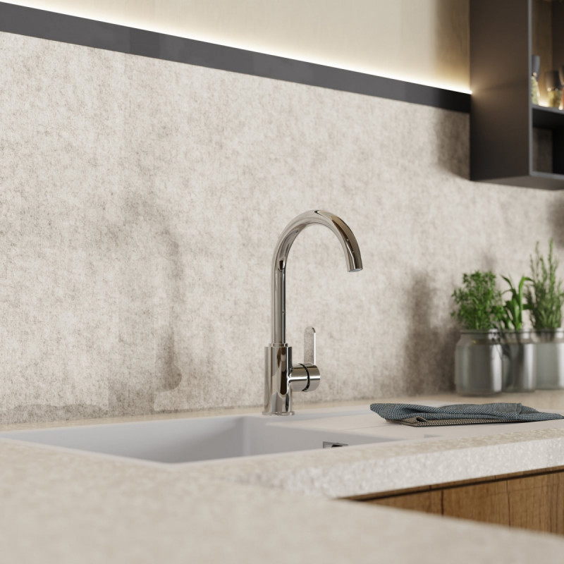Felis Bar kitchen faucet in chrome | Wasserwerk