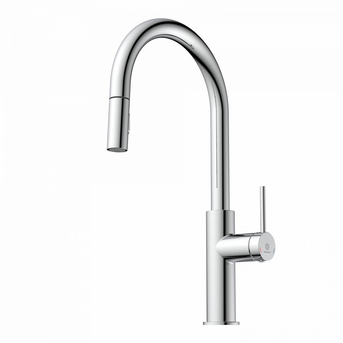 Rana Sphere kitchen faucet in chrome | Wasserwerk