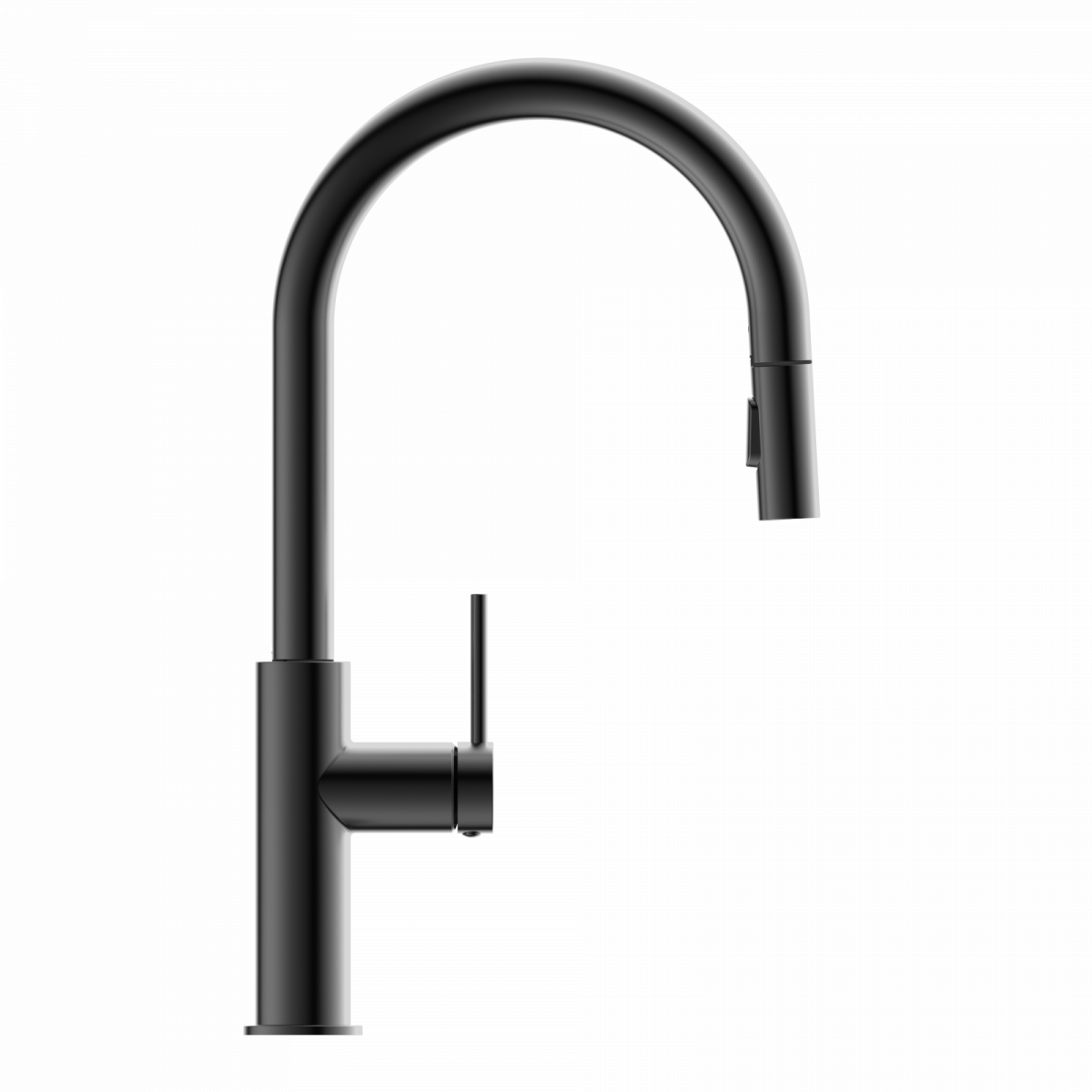 Rana Sphere kitchen faucet in matte graphite | Wasserwerk