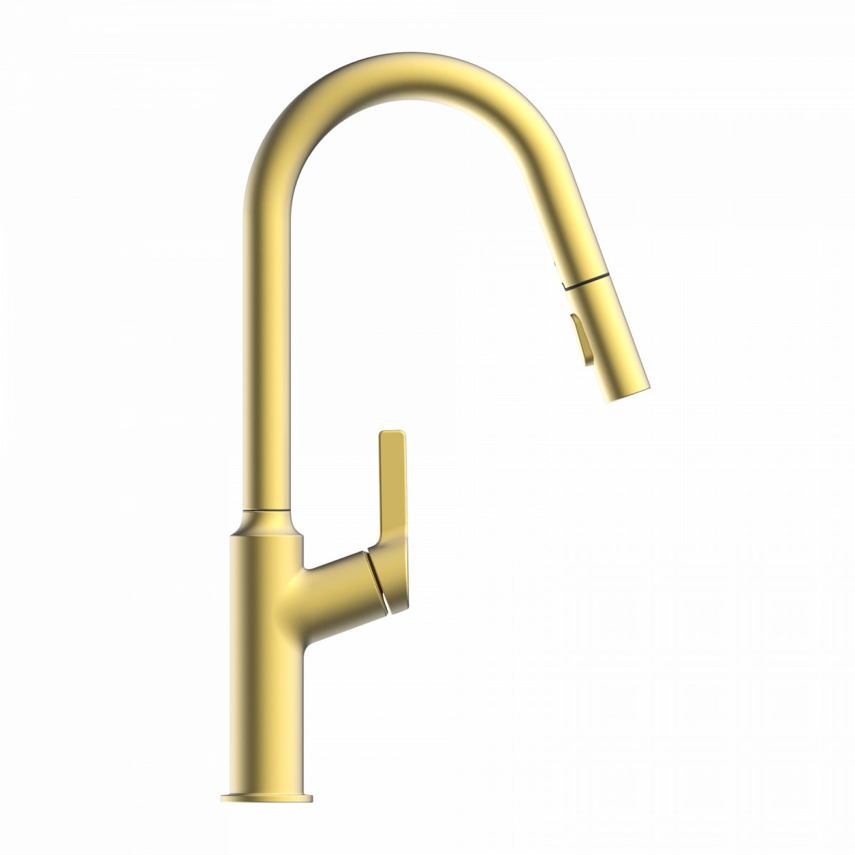Okab kitchen faucet in brushed gold | Wasserwerk