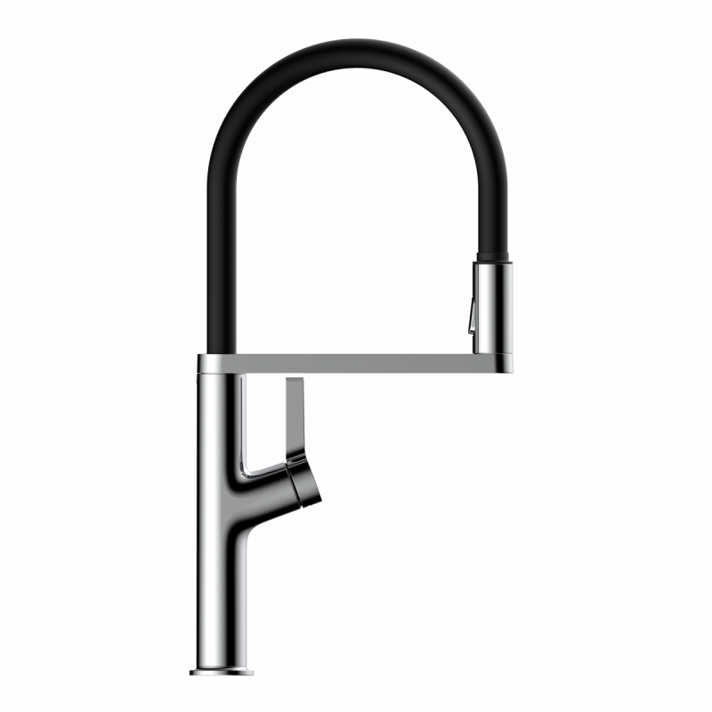 Atik, Kitchen faucet semi-pro with pull-down soft-touch hose in chrome