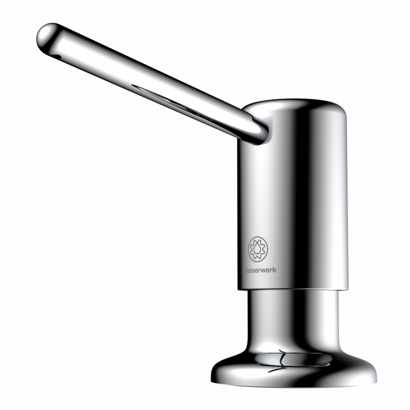 Soap dispenser, Dispenser for liquid soap in chrome