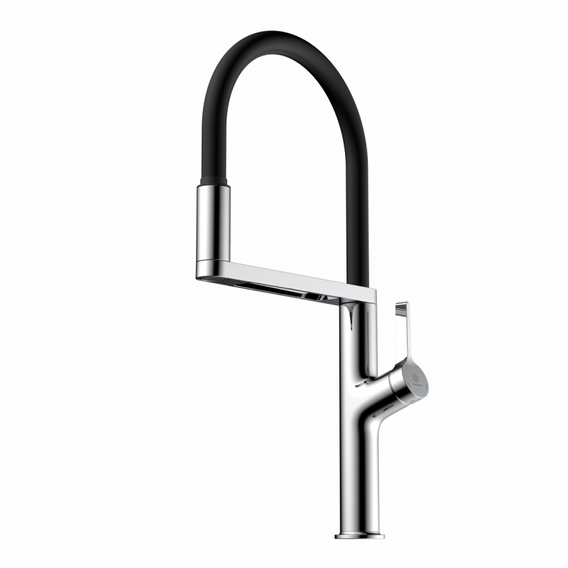 Atik, Kitchen faucet semi-pro with pull-down soft-touch hose in chrome